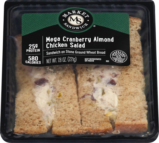 Market Sandwich Mega Cranberry Almond Chicken Salad Sandwich