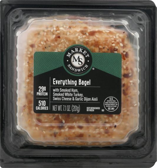 Market Sandwich Everything Bagel