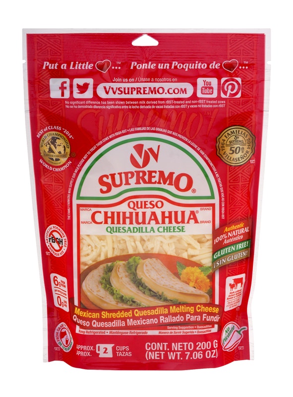 V&V Supremo Queso Chihuahua Quesadilla Cheese Shredded