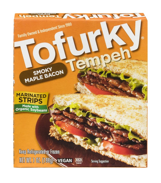 Tofurky Tempeh Marinated Strips Smoky Maple Bacon