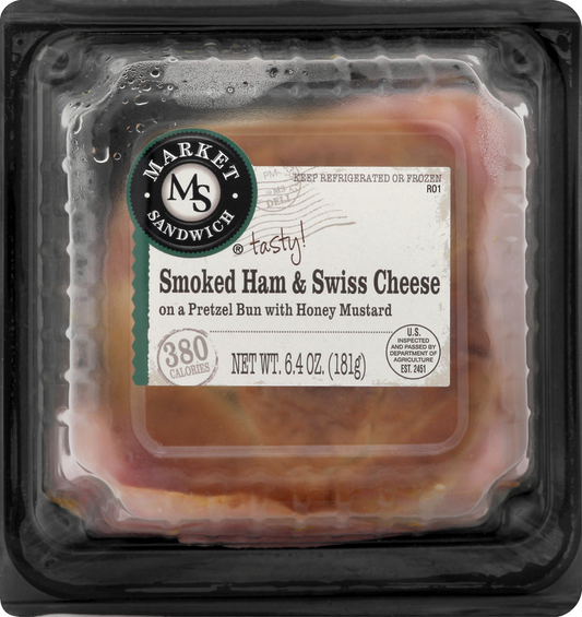 Market Sandwich Smoked Ham & Swiss Cheese