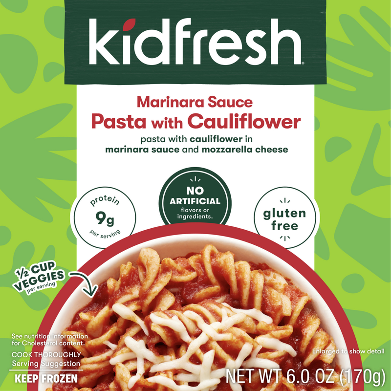 Kidfresh Marinara Sauce Pasta with Cauliflower