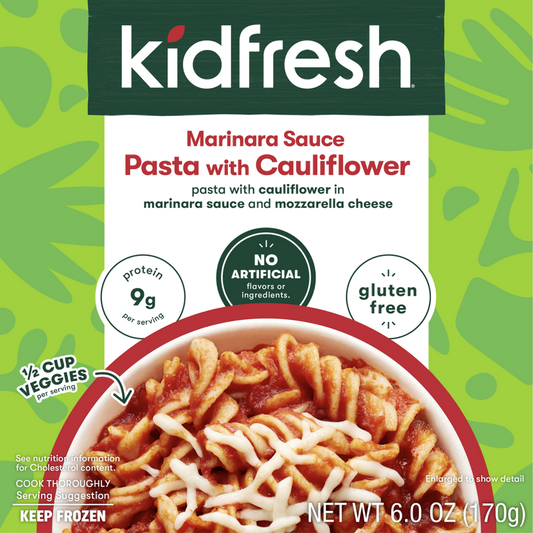 Kidfresh Marinara Sauce Pasta with Cauliflower