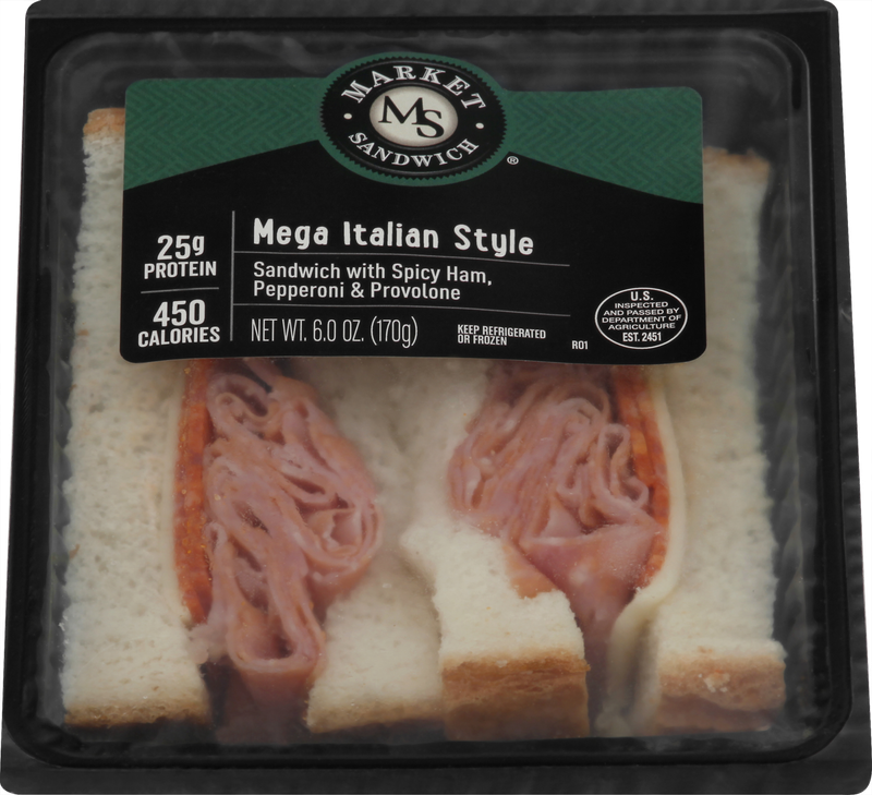 Market Sandwich Mega Italian Style Sandwich
