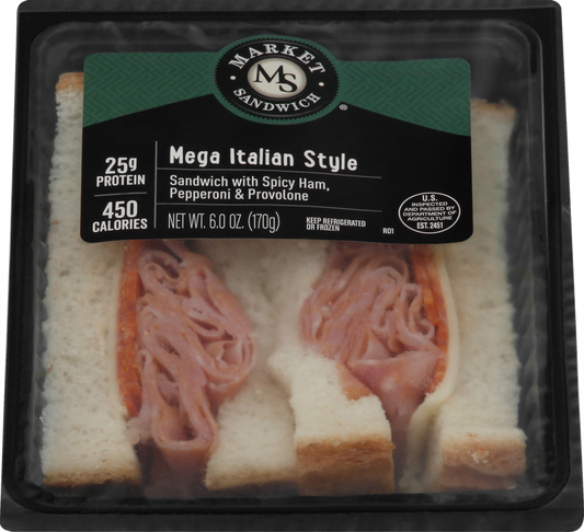 Market Sandwich Mega Italian Style Sandwich