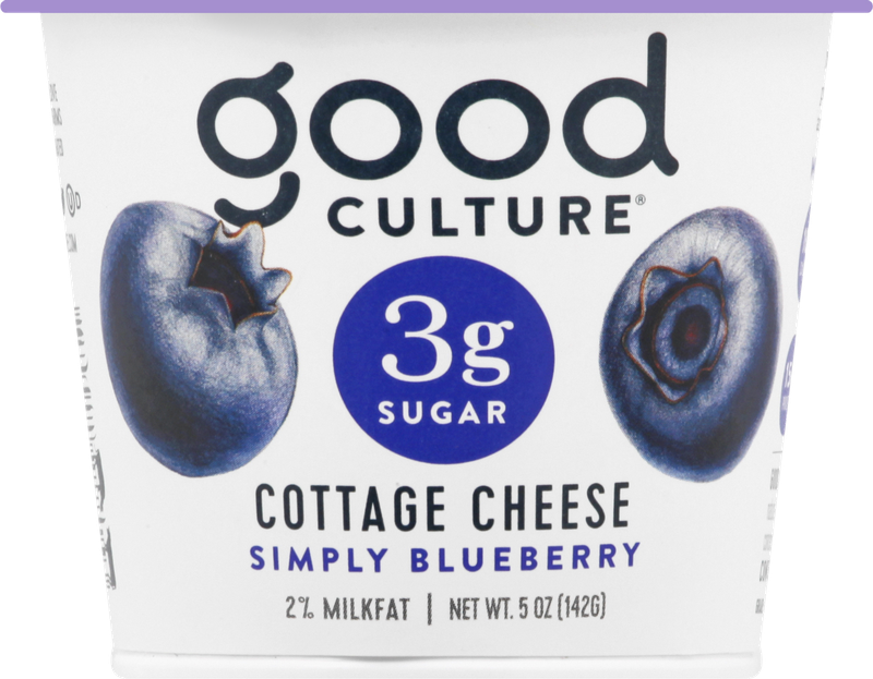 Good Culture 2% Milkfat Simply Blueberry Cottage Cheese