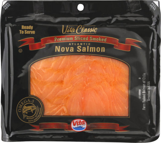 Vita Classics Premium Atlantic Nova Smoked Salmon Sliced
