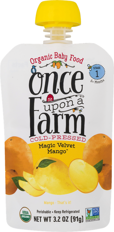Once Upon A Farm Baby Food, Magic Velvet Mango, Organic, Stage