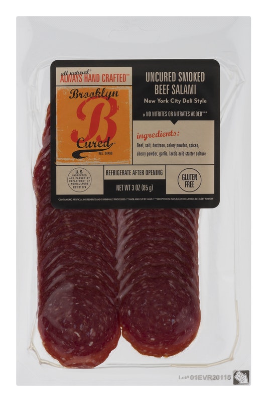 Brooklyn Cured Uncured Smoked Beef Salami