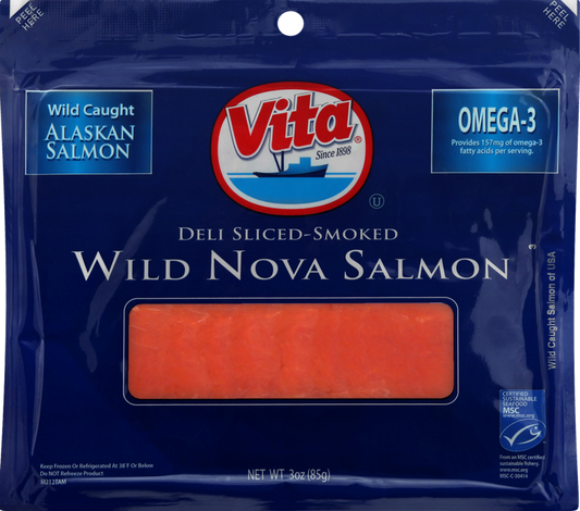 Vita Deli Sliced-Smoked Wild Nova Salmon