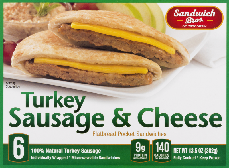 Sandwich Bros. of Wisconsin Flatbread Pocket Sandwiches