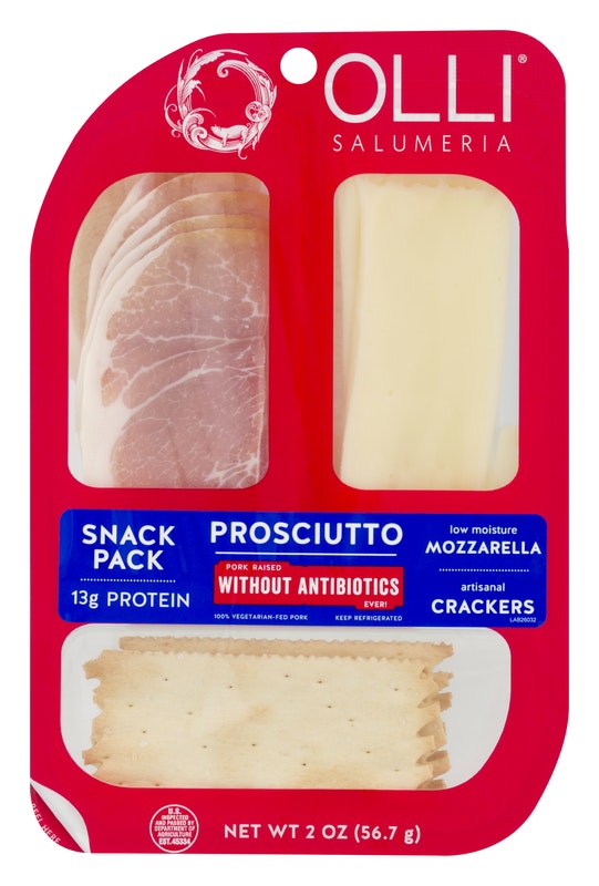 Olli Snack Pack, Prosciutto, Mozzarella, Crackers
