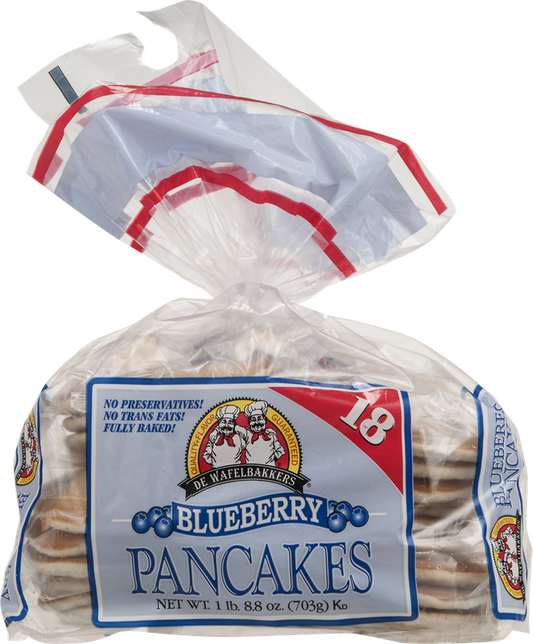De Wafelbakkers Pancakes Blueberry
