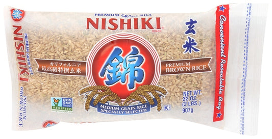 Nishiki Premium Brown Rice, Medium Grain