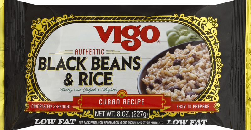 Vigo Authentic Cuban Recipe Low Fat Black Beans & Rice
