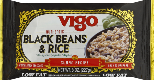 Vigo Authentic Cuban Recipe Low Fat Black Beans & Rice