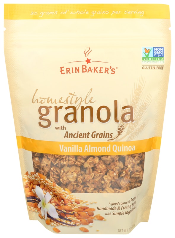 Erin Baker's Quinoa Vanilla Almond Homestyle Granola