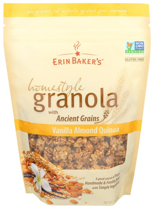 Erin Baker's Quinoa Vanilla Almond Homestyle Granola