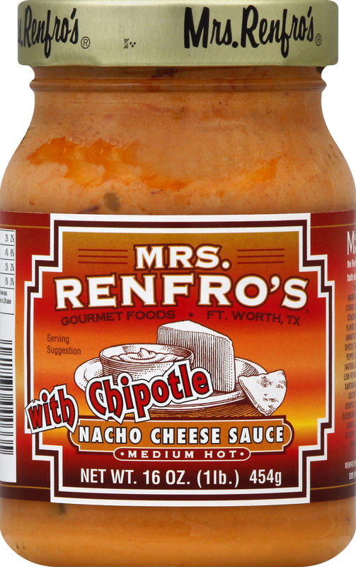 Mrs. Renfro's Gourmet Foods Nacho Cheese Sauce With Chipotle Medium Hot