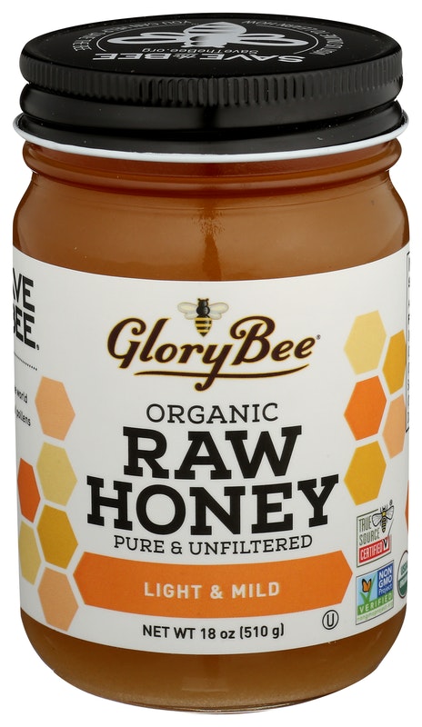 Glorybee Organic Raw Clover Blossom Honey