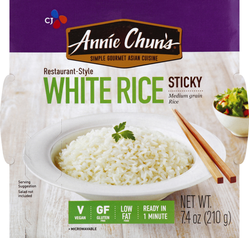 Annie Chun's Simple Gourmet Asian Cuisine Restaurant-Style White Rice Sticky