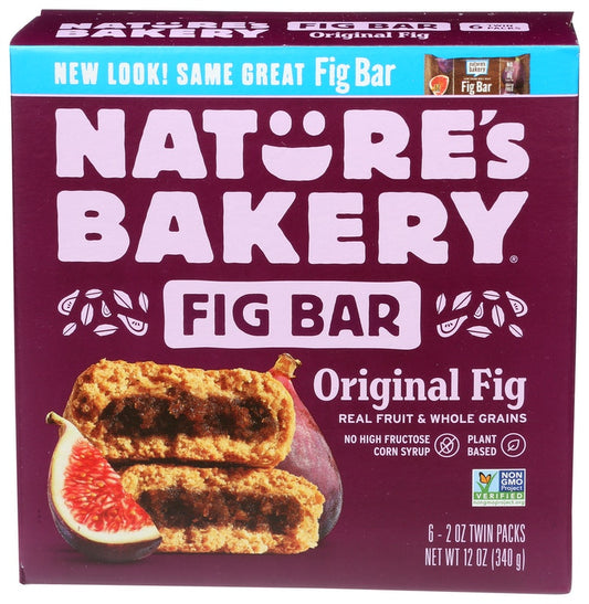Natures Bakery Real Fruit & Whole Grain Original Fig Fig Bar 6 ea