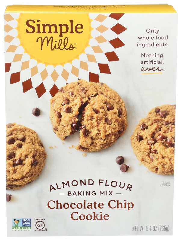 Simple Mills Almond Flour Baking Mix Chocolate Chip Cookie Gluten Free