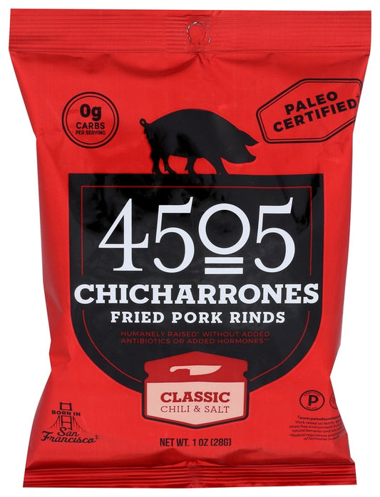 4505 Chicarrones Classic Chili & Salt Fried Pork Rinds