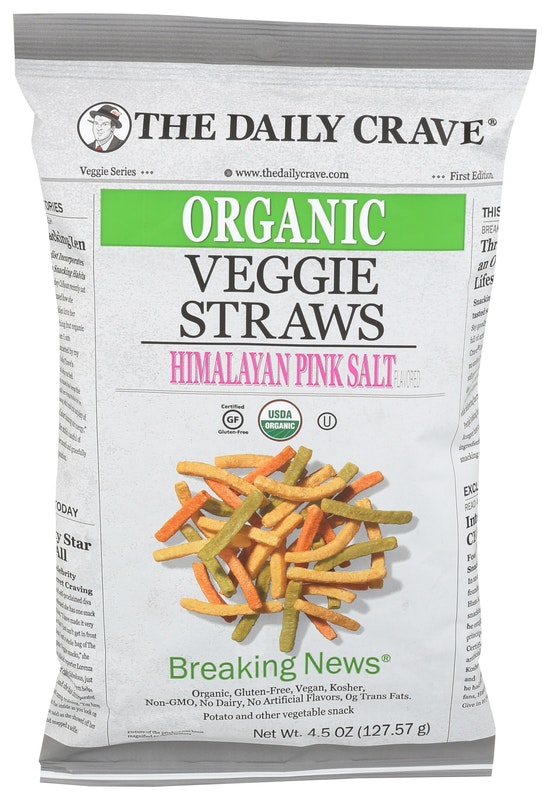 The Daily Crave™ Organic Veggie Straws Himalayan Pink Salt