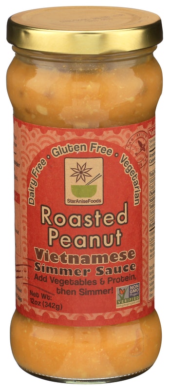Star Anise Foods Roasted Peanut Simmer Sauce Gf, Vietnamese, Non Gmo