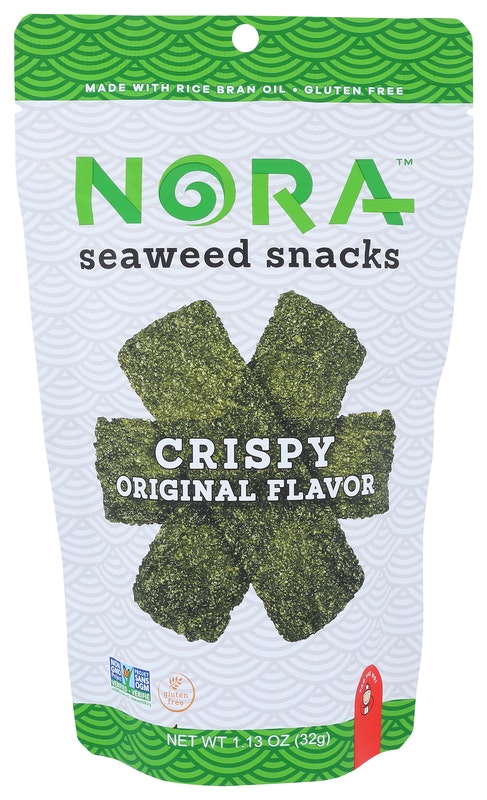 Nora Snacks Nora Crispy Seaweed Original Flavor, Prop65 Label