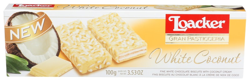 Loacker Gran Pasticceria Patisserie White Coconut Biscuits