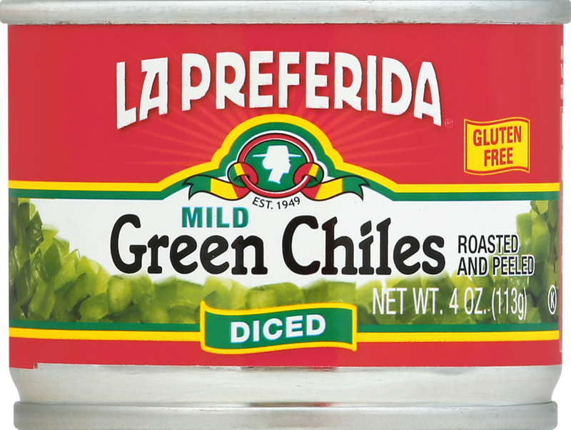 La Preferida Gluten Free Diced Green Chiles Mild