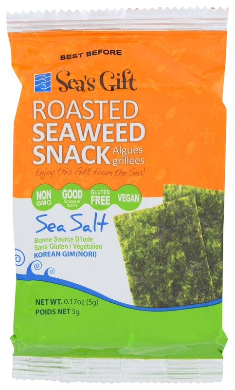 Sea's Gift Seaweed Snack, Roasted Seaweed