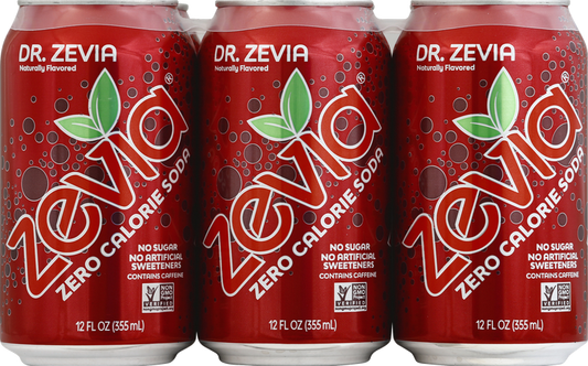 Zevia Zero Calorie Soda Dr. Zeiva