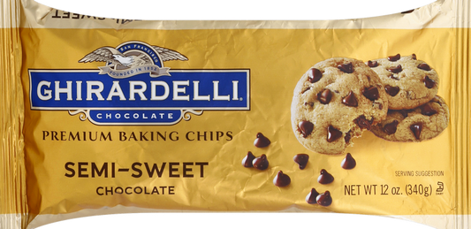 Ghirardelli Baking Chips Semi-Sweet Chocolate | 6 Pack