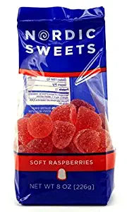 Nordic Sweets Soft Raspberries | 10 pack