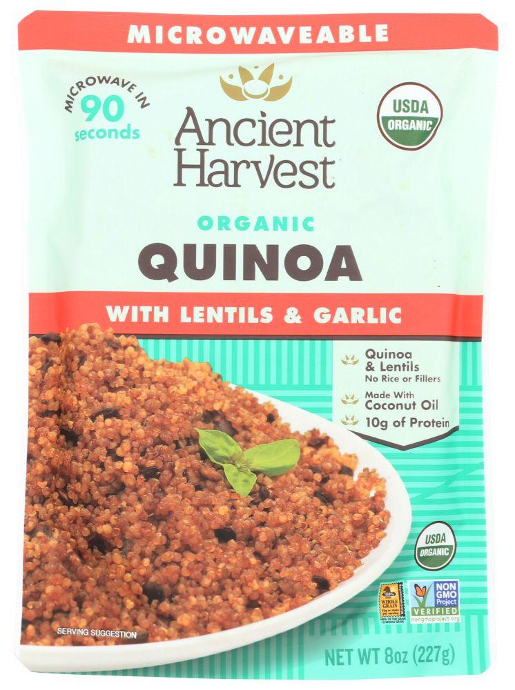 Organic Quinoa with Lentils & Garlic | 12 Pack