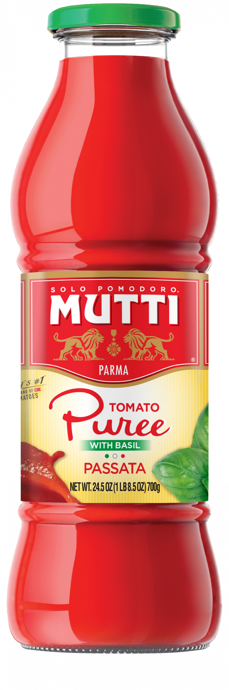 Mutti Tomato Puree with Basil | 12 pack