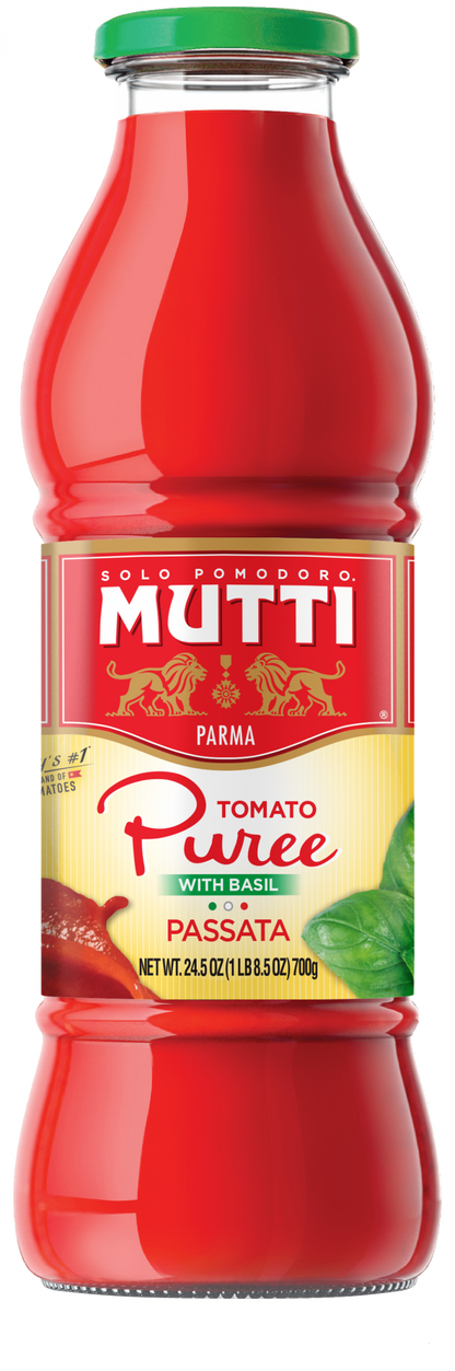 Mutti Tomato Puree with Basil | 12 pack