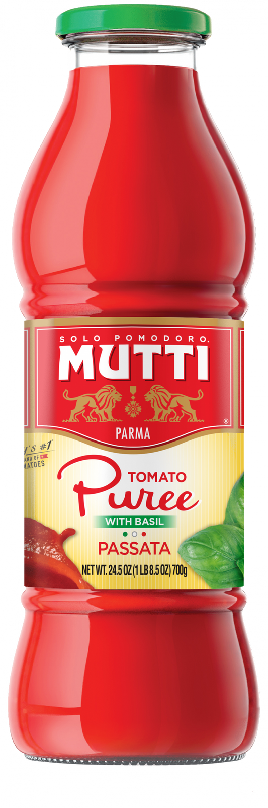 Mutti Tomato Puree with Basil | 12 pack