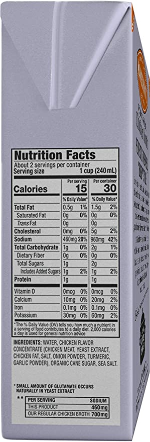 Manischewitz Reduced Sodium Chicken Broth | 12 pack