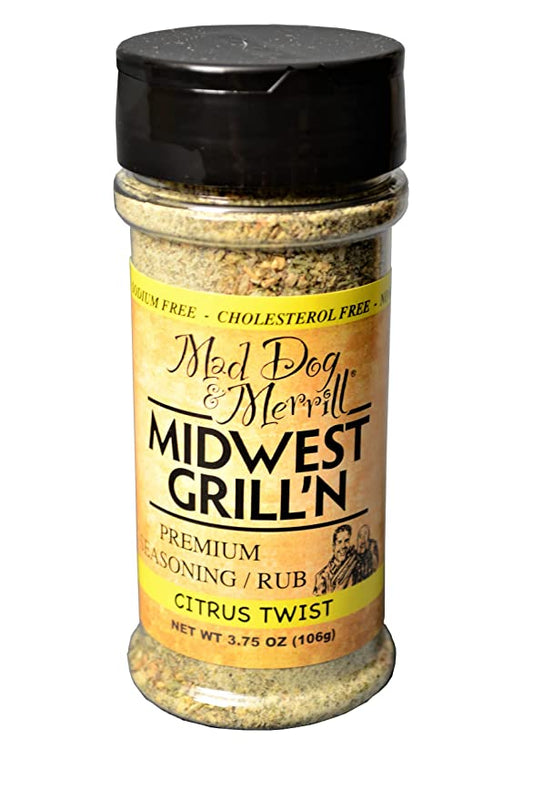 Mad Dog & Merrill Citrus Twist Premium Seasoning Sodium-Free | 12 pack
