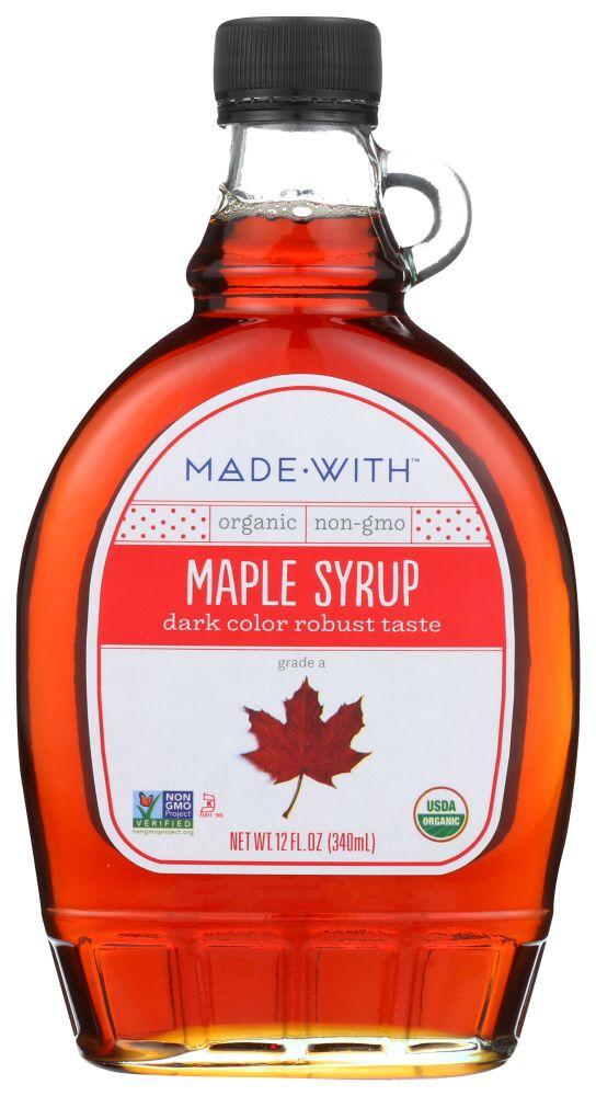 Grade A Dark Organic Maple Syrup | 12 Pack