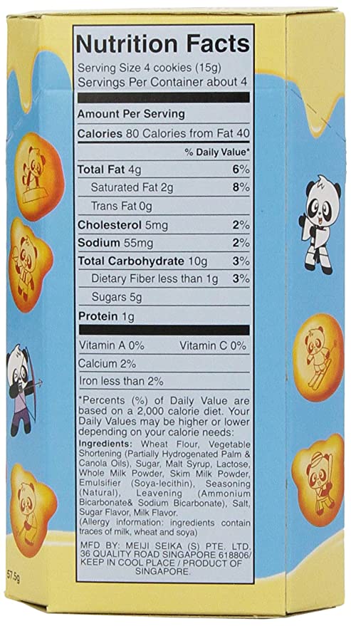 Meiji Hello Panda Milk Cream Cookies | 10 pack