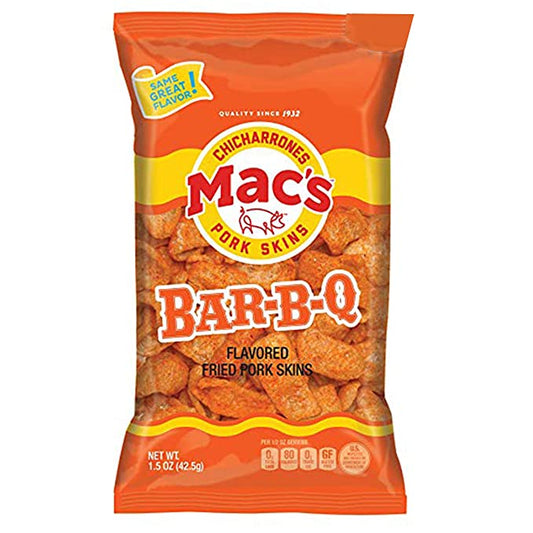 Mac's Chicharrones Pork Skins | 12 pack