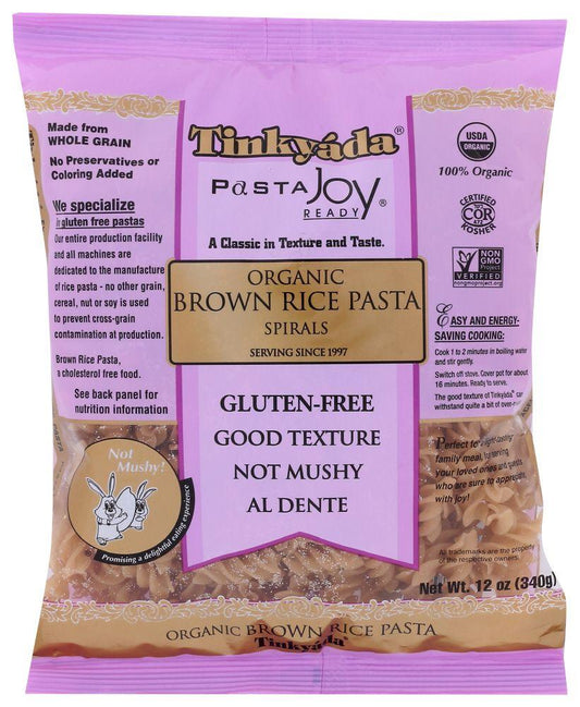 Organic Brown Rice Spiral Pasta | 12 Pack