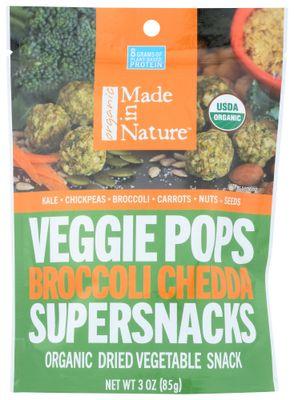 Organic Broccoli Cheddar Veggie Pop | 6 Pack