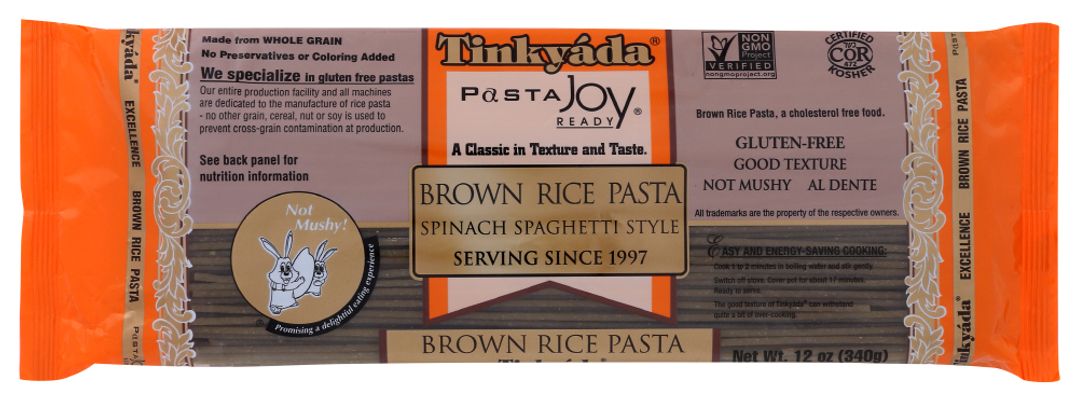 Brown Rice Spinach Spaghetti | 12 Pack