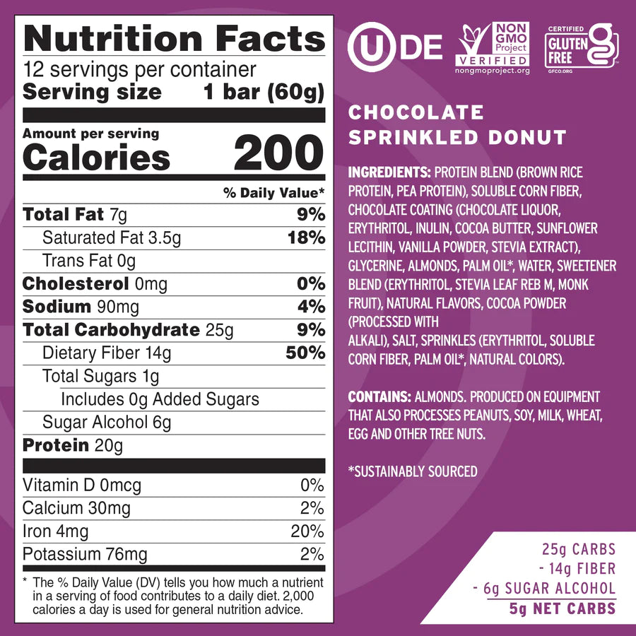 No Cow Dipped Protein Bars | 12 pack